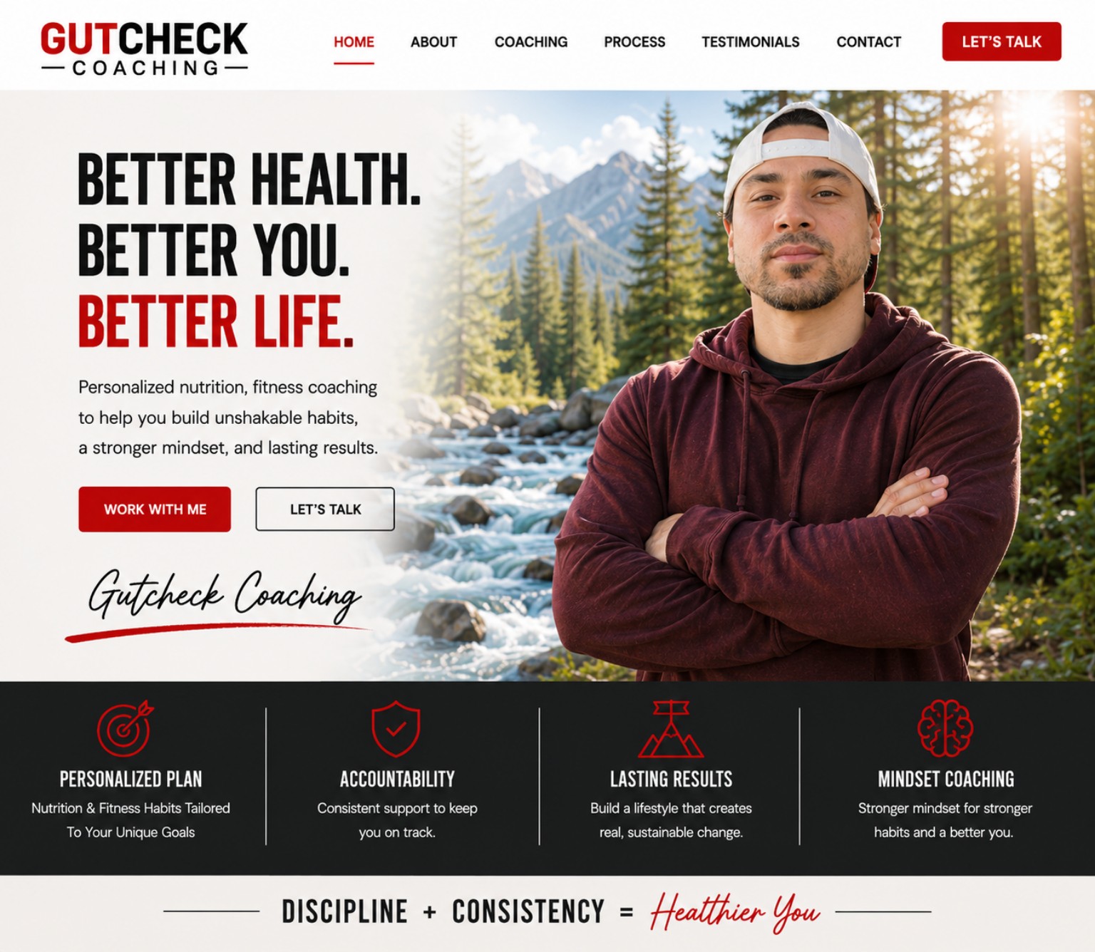Gutcheck Coaching home page